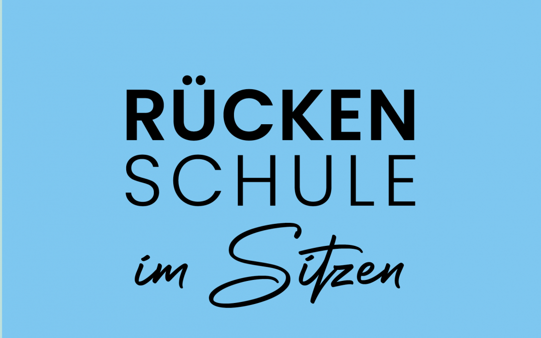 Rückenschule im Sitzen